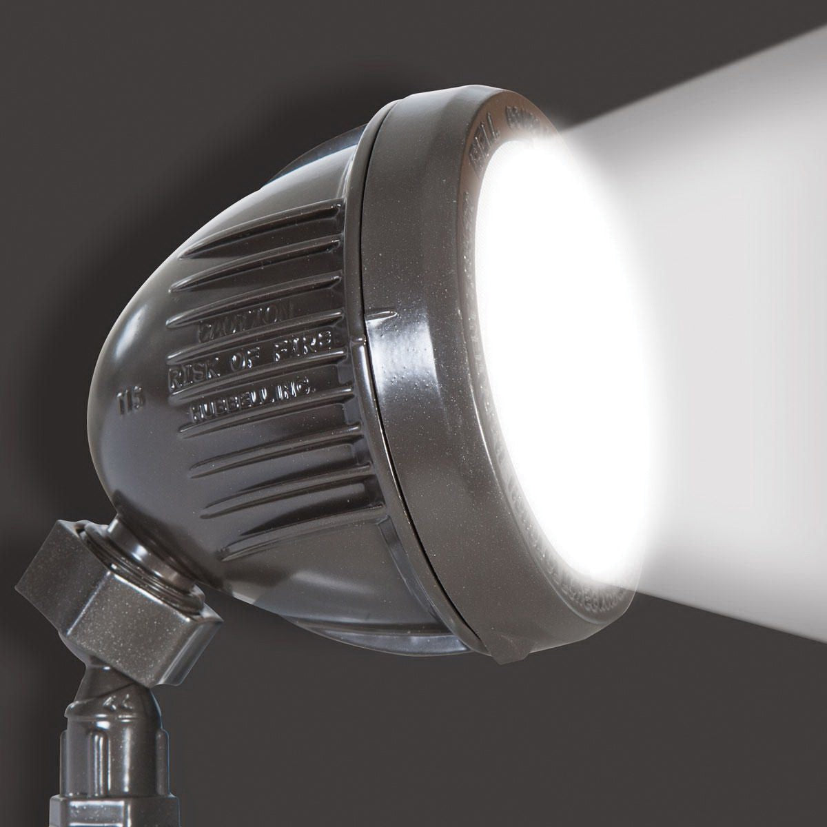 RACO Raco LL1200Z Swivel LED Flood Light 12.6-Watt 120/277-Volt AC Bronze Bell