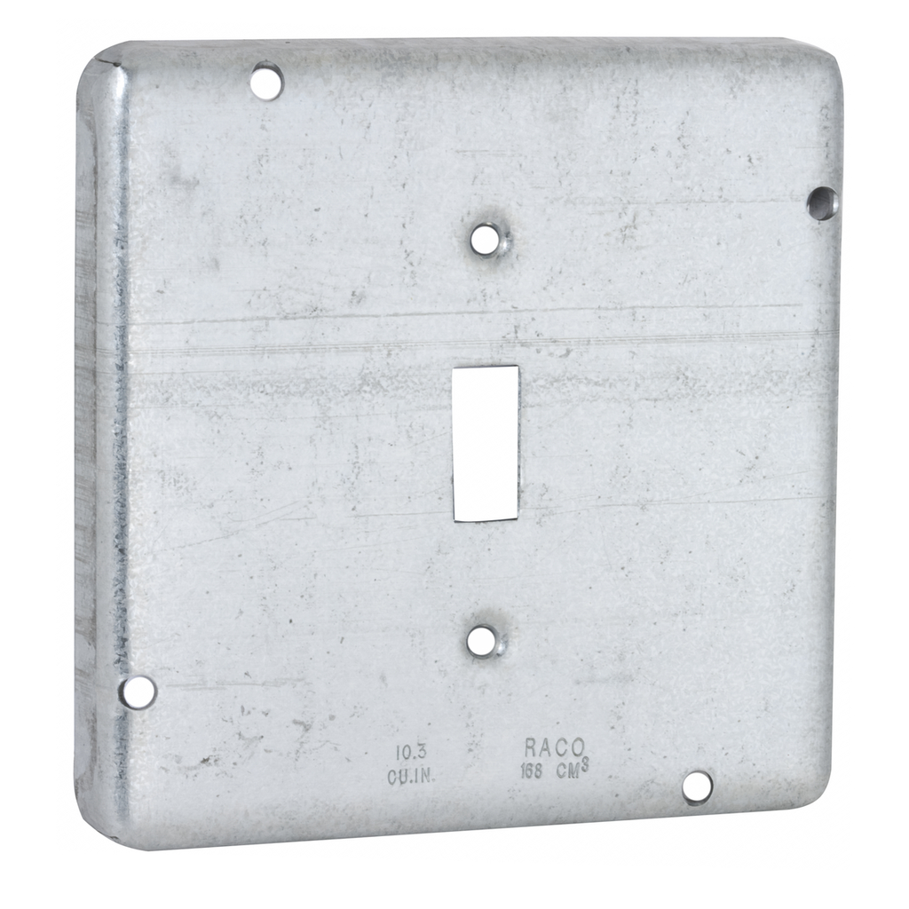 RACO RACO 870RAC Cover Work Exposed 4-11/16 In 4-11/16 In Steel