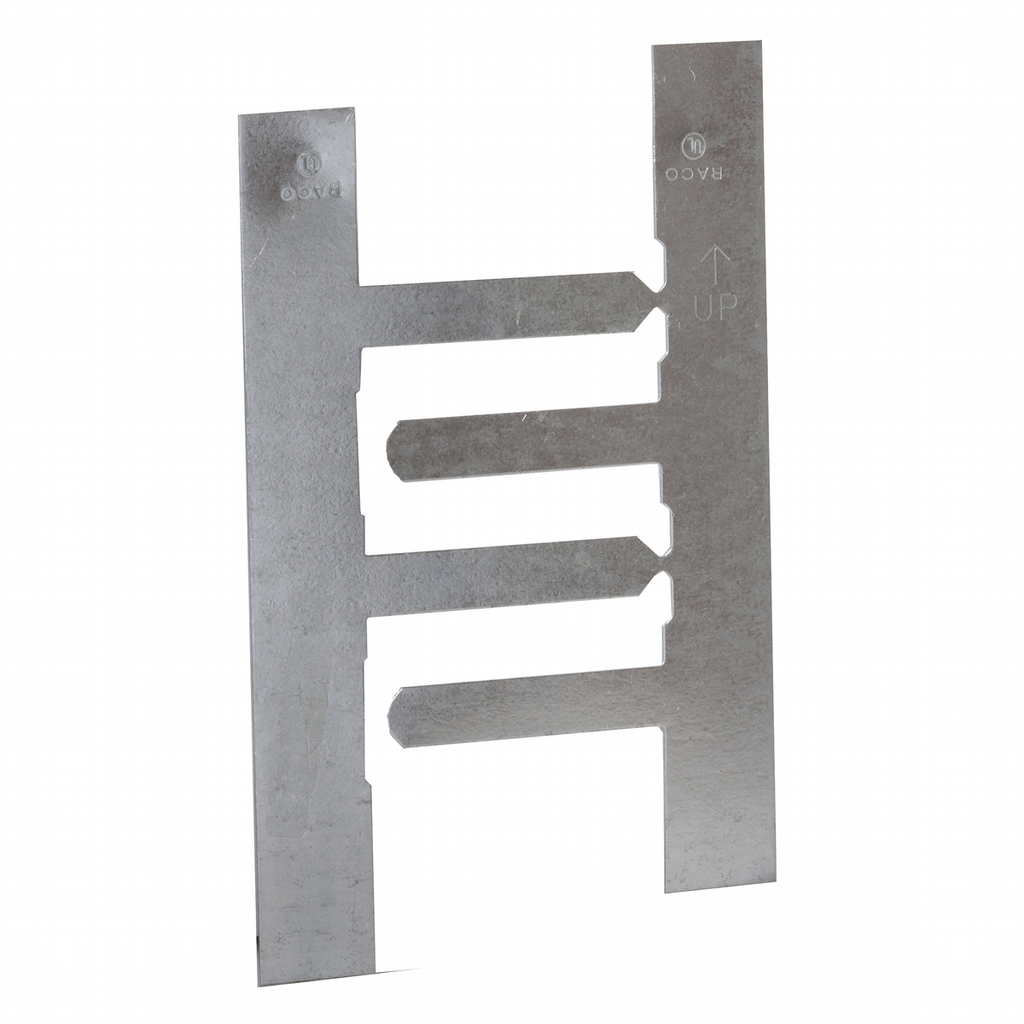 RACO RACO 977 Switch Box Support 5-1/4 Inch Length x 3.438 Inch Width x 0.019 Inch Depth