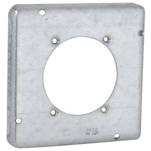 RACO RACO 888 4-11/16 Square Work Exposed Work Cover 30-60A Receptacle