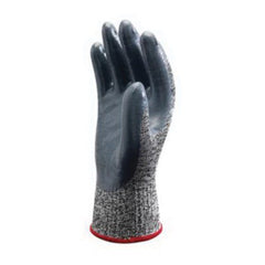 SHOWA Showa 230-08 Cut Resistant Gloves, M/SZ 8, Nitrile Coating, HPPE/Lycra/Nylon
