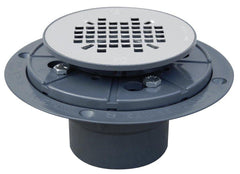SIOUX CHIEF Sioux Chief 821-270P Drain Shower Pan PVC SS Strainer Snap PR