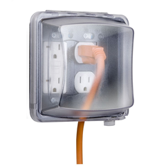 TAYMAC TAYMAC MM2410C 2-Gang Weatherproof While-In-Use Cover 55-in-1