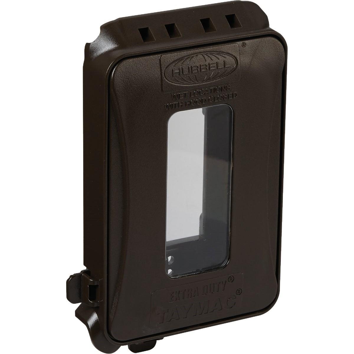 TAYMAC TayMac ML500Z Single Gang Weatherproof In-Use Cover Expandable EXTRA DUTY Bronze
