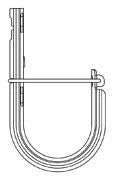 NVENT Erico CAT64HP Cable Support J-Hook 4 Inch