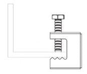 NVENT Erico BC Beam Clamp 100Lb (1/4 Inch Rod) Replacement MPN BC