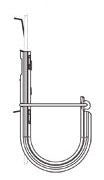 NVENT Erico CAT32HP4Z34 Cable Support J-Hook 2 Inch
