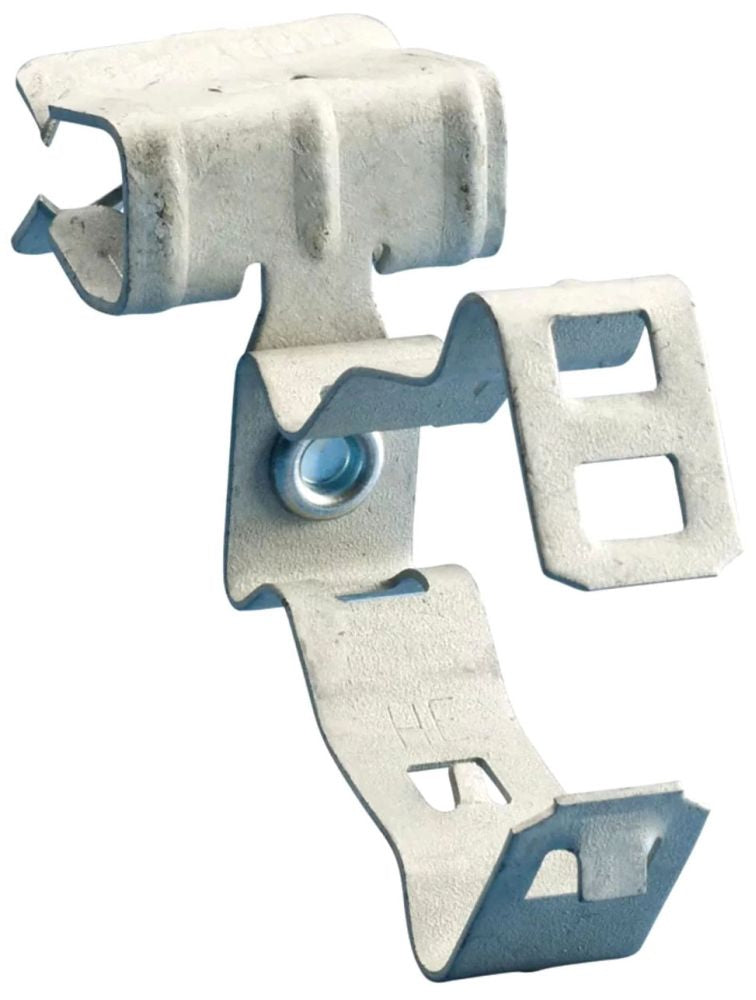 NVENT Erico 812M58SM Conduit/Pipe to Flange Clip, 1/2 Inch 3/4 Inch EMT, 25 lb Load