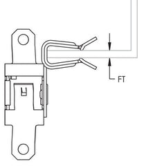 NVENT Erico MAC258 CAD MC/AC Clip Assembly