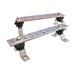 NVENT Erico TGBA12L06PT Copper Telecom Grounding Busbar 12-Inch Length x 2-Inch Width x 1/4-Inch Thickness 9-Inch Length