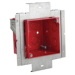 NVENT Erico TB435FB Pregalvanized Powder Coated Steel Fire Alarm Box With Mounting Plate 4 Inch x 4 Inch x 3-1/2 Inch