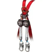 FALLTECH FallTech 72706TB1 DuraTech 6' Mini SRD Twin-Leg Carabiner & Steel Snap Hooks