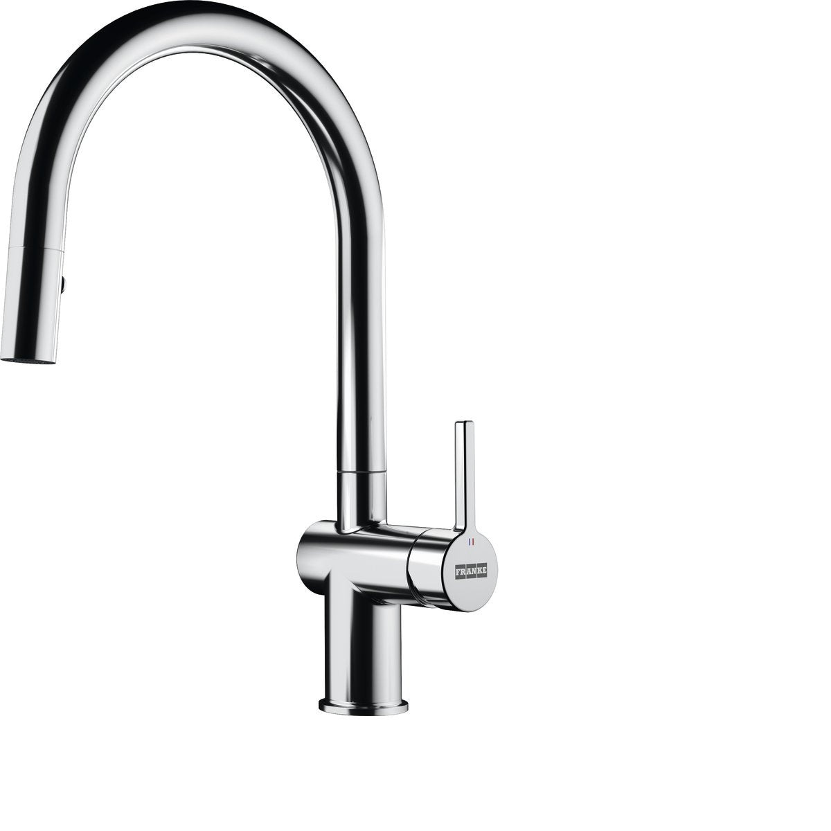 FRANKE Franke ACT-PD-CHR Active 15.1-inch Single Handle Pull-Down Kitchen Faucet in Polished Chrome