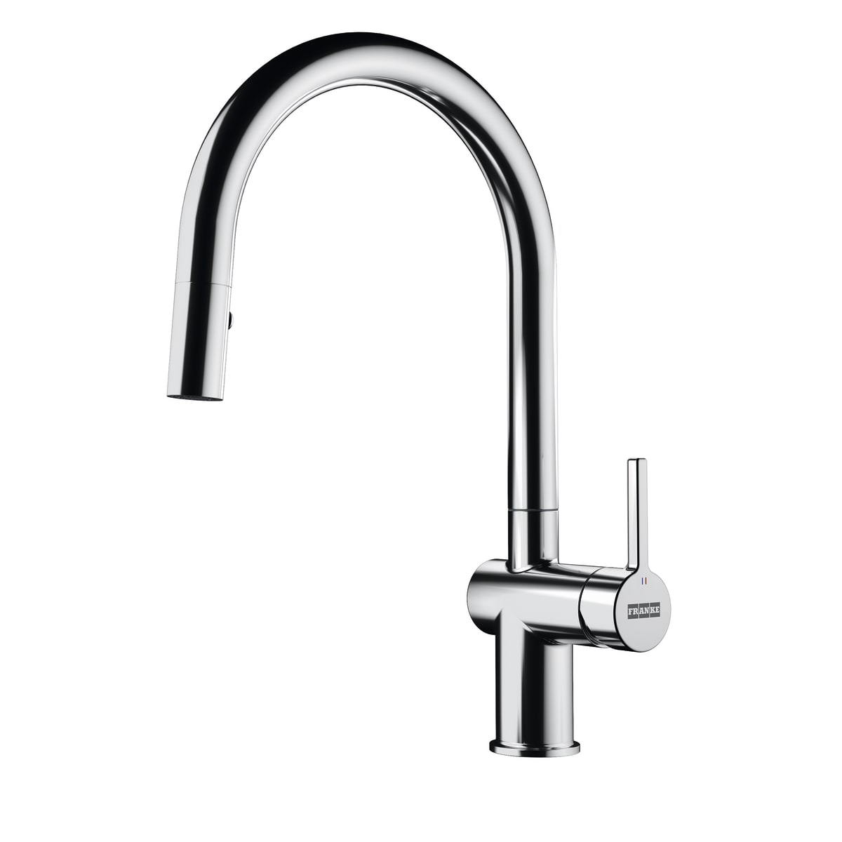 FRANKE Franke ACT-PD-CHR Active 15.1-inch Single Handle Pull-Down Kitchen Faucet in Polished Chrome