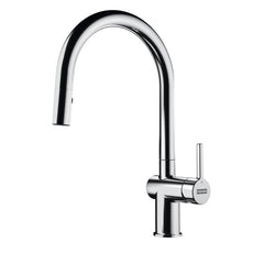 FRANKE Franke ACT-PD-CHR Active 15.1-inch Single Handle Pull-Down Kitchen Faucet in Polished Chrome