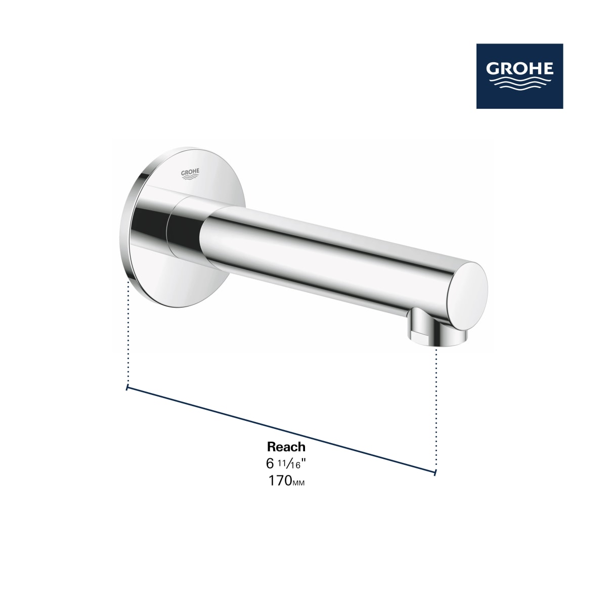 GROHE Grohe 132742431 Tub Spout in Matte Black Replacement MPN