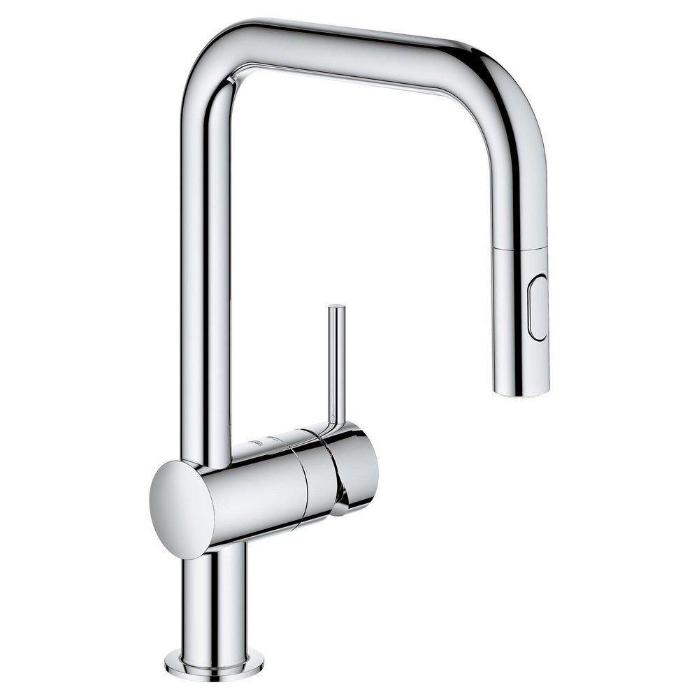 GROHE GROHE 32319003 Minta Single Handle Pull Down Kitchen Faucet 1.75 GPM