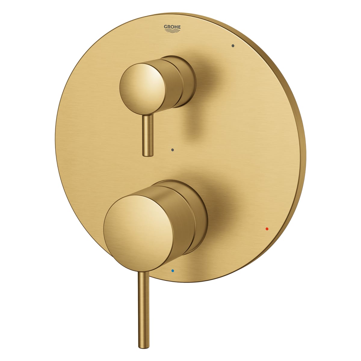 GROHE Grohe 29423GN0 Timeless Pressure Balance Valve Trim With 2-Way Diverter With Cartridge