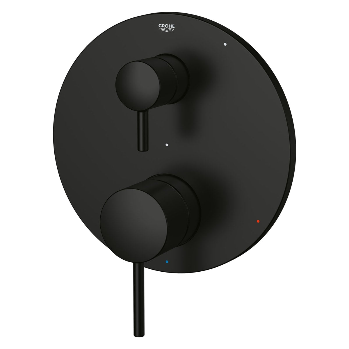 GROHE Grohe 294232430 Timeless Pressure Balance Valve Trim With 2-Way Diverter With Cartridge In Matte Black