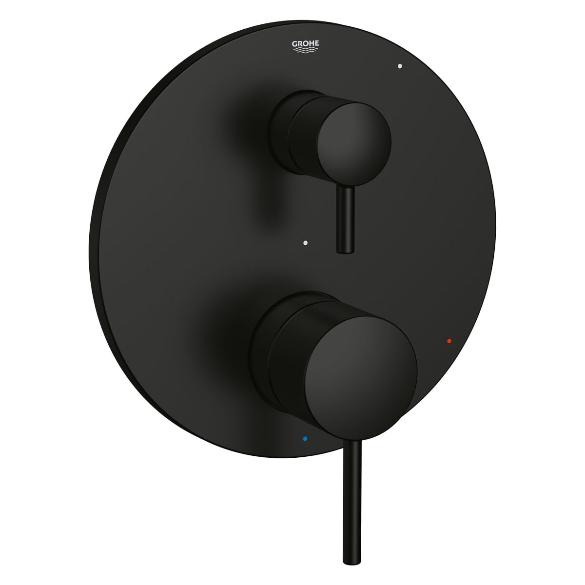 GROHE Grohe 294232430 Timeless Pressure Balance Valve Trim With 2-Way Diverter With Cartridge In Matte Black