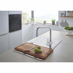 GROHE GROHE 32319DC3 Minta Single Handle Pull Down Kitchen Faucet 1.75 GPM in Grohe SuperSteel