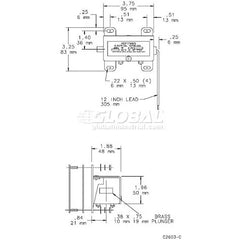 NVENT Hoffman AEK460NDH Electrical Interlock NDH 440/480 Volt Steel/Zinc
