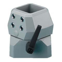 HOFFMAN Hoffman CCS8FCLG Flange Coupling Pendant Arm Fits 80X80Mm Alum/Ltgray