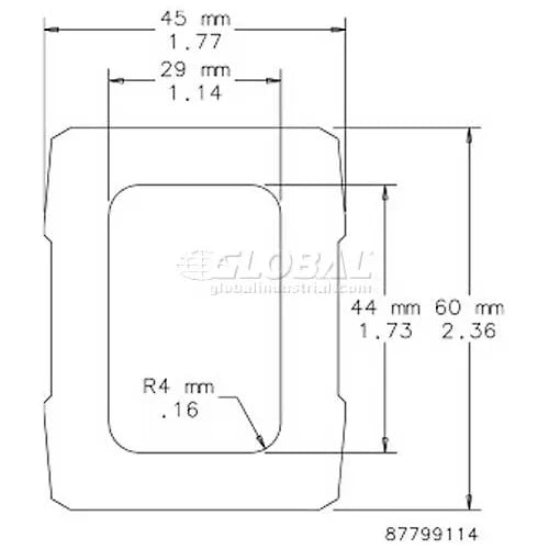 NVENT Hoffman CCS2T10 Tube Pendant Arm 1000X45X60MM Aluminum