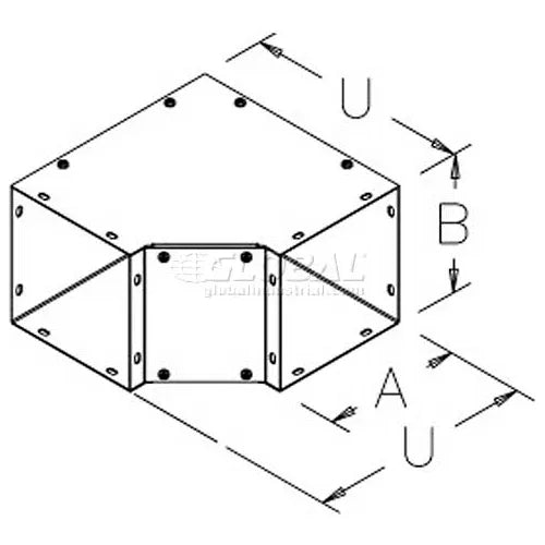 NVENT Hoffman F4490EIN 90-Degree Elbow Type 1 Inside Fits 4.00x4.00 Steel/Gray