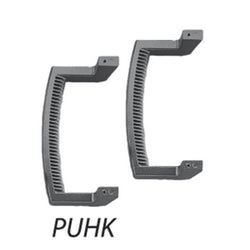 HOFFMAN Hoffman PUHKA Handle Kit for Sloped Top (2) Aluminum/Gray