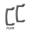 HOFFMAN Hoffman PUHKA Handle Kit for Sloped Top (2) Aluminum/Gray