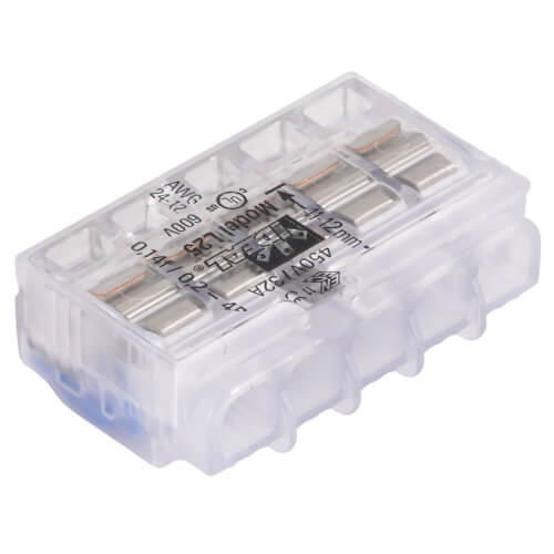 IDEAL Ideal 30-10L25 5 Port, In-Sure Lever Wire Connector, 75/Box