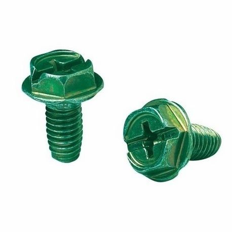 IDEAL Ideal 30-3594 Grounding Screw, Zinc-Plated Steel, Package: 100/Jar, ASTM 1929