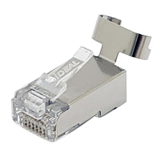 IDEAL Ideal 85-368 Shielded Feed-Thru CAT6A/6/5E Modular Plugs 25/Cd