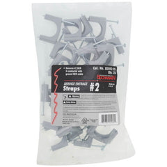 IDEAL Ideal BSER2-25 #2 SER & 3/4 EMT Plastic Insulated Service Entrance Strap Bag of 25