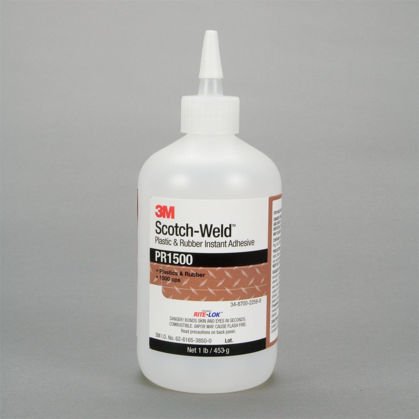 3M 3M 7100039203 Scotch-Weld PR1500 Clear Liquid 1 lb Bottle Plastic Adhesive