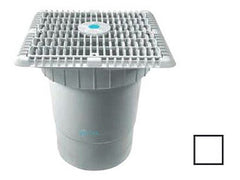 AQUASTAR POOL PRODUCTS AquaStar WAV9WR101F AquaStar 9 Wave Anti-Entrapment Suction Outlet Cover & Vented Riser Ring and Double/Deep Frame with 6 Inch Socket Sump Bucket