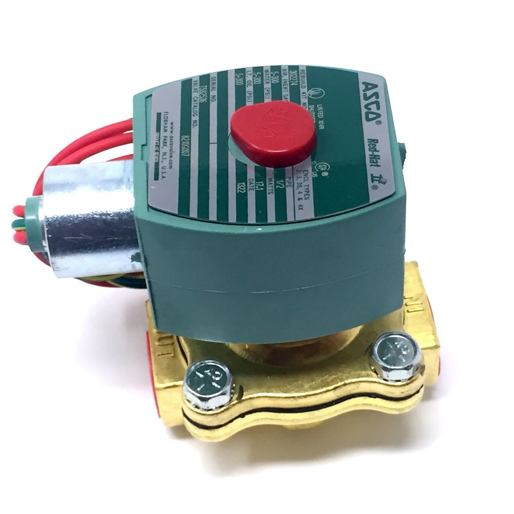 ASCO ASCO 8210G007120/60110/50 1/2in 120V Air/Water/Oil 5Lb Min 300 Lb