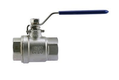 BOSHART Boshart SSBV304-07 3/4 FPT Stainless Steel Full-Port 2-Piece Ball Valve 1000 PSI CWP LF