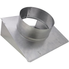 BROAN-NUTONE Broan-NuTone 643 Wall Cap, Aluminum Natural Finish 8 in