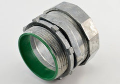 BRIDGEPORT Bridgeport 256-DCI2 Connector Compression Zinc Die Cast 105 Degree C Insulated Throat Size 2 1/2 Inch