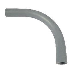 CANTEX Cantex 5133823 Plain End SCH 40 Conduit Elbow, 1/2 in Trade, 90 deg, PVC
