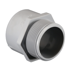CANTEX CANTEX 5140107 1-1/2 in Schedule 40 PVC Conduit Male Adapter