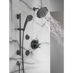 DELTA FAUCET Delta 51386-BL Universal Showering Components: 3-Setting Slide Bar Handshower