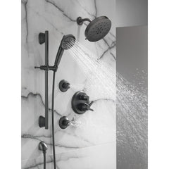 DELTA FAUCET Delta 51386-BL Universal Showering Components: 3-Setting Slide Bar Handshower