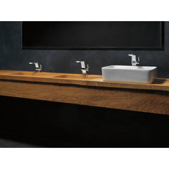 DELTA FAUCET Delta 699-PR-DST Pivotal Single Handle Mid-Height Vessel Bathroom Faucet in Lumicoat Chrome