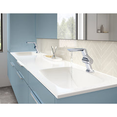 DELTA FAUCET Delta 699-PR-DST Pivotal Single Handle Mid-Height Vessel Bathroom Faucet in Lumicoat Chrome