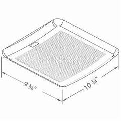 DELTA Delta SLM50 Breez 50 CFM 1.0 Sone Fan - 3 Duct