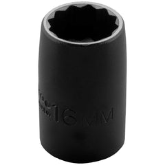 PROTO Proto J7416MT Impact Socket 1/2 in Drive 16mm 12-pt