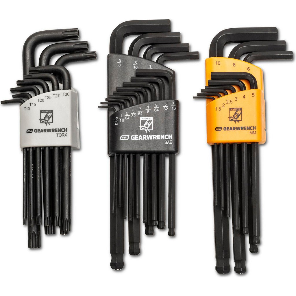 GEARWRENCH Gearwrench 83527 Hex Key Set Metric Sae Torx L-handle